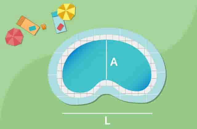 Piscina ovalada
